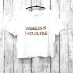 【 RESEXXY 】リゼクシー 半袖Tシャツ ショート丈 ホワイト フリーサイズ