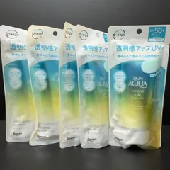 【12/12 再入荷】SKIN AQUA スキンアクア トーンアップUVエッセンス ミントグリーン ５個セット