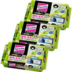 クイックル 【まとめ買い】トイレニオイ予防プラスシトラス替え16枚×3個