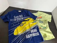 子供服 Tシャツ 110cm 2枚セット ドクターイエロー / 工事車両 BEAMS mini