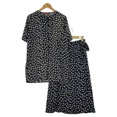 ungaro ウンガロ 総柄セットアップ (スカート) size9/ネイビー系