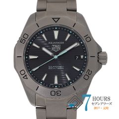 117745 TAG HEUER タグホイヤー WBP1180 アクアレーサー ブラック チタン ソーラー 純正ボックス