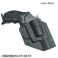 国内製造品 六七五 S&W M360J SAKURA リボルバー 専用 カイデックスホルスター 右用 Blackカラー