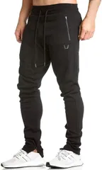 KAKELO カケロ ジョガーパンツ トレーニング ウェア メンズ ジャージ スウェット ロング 部屋着( ブラック,  L)