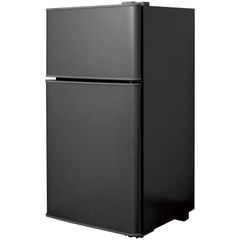 【送料無料】小型冷蔵庫 b1ack 60L 2ドア 静音 省エネ 一人暮らし向け　黒　BLACK 冷蔵庫　8段階温度調節　冬用切替スイッチで季節に応じて調整可能　 耐熱天板