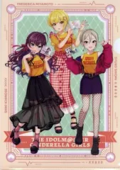 【中古】クリアファイル 一ノ瀬志希＆宮本フレデリカ＆塩見周子 A4クリアファイル 「アイドルマスター シンデレラガールズ×TOWER RECORDS」