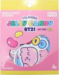 【中古】シール・ステッカー COOKY(ジョングク) 2021モバイルデコステッカー(JELLY CANDY) 「BT21」