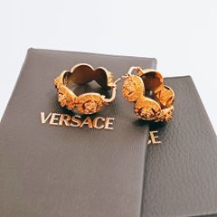 希少✨美品✨ VERSACE ヴェルサーチ ピアス フープ 1002576 - メルカリ