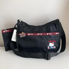 レスポートサック　ハローキティ　ショルダーバッグ　ブラック　ポーチ付き　7520