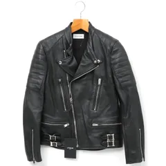 LITHIUM HOMME リチウムオム レザー スタジャン 44 日本製　黒 by0377-01_1.jpg