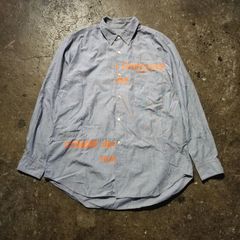 COMME des GARCONS HOMME 02ss スプリットロゴ シャツ ずれロゴ 2002ss AD2001 コムデギャルソンオム