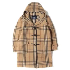 BURBERRY バーバリー コート サイズ:M ノバチェック ウール カットパイル ダッフルコート LONDON ベージュ アウター ウールコート ブランド【メンズ】のサムネイル