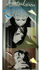 【中古】シール・ステッカー 五条悟＆家入硝子＆夏油傑(中段家入) 「呪術廻戦 第2期 懐玉・玉折 呪術廻戦 シールプリントコレクション-懐玉・玉折-」