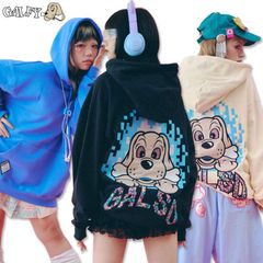 GALFY (ガルフィー) GALSDガンギマリパーカー BLACK GALFY (ガルフィー) GALSDガンギマリパーカー BLACK / ロック