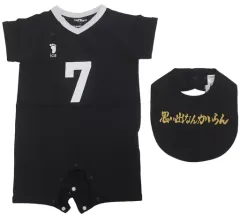 【中古】衣類 宮侑(背番号7) 稲荷崎高校 スタイ付きユニフォームロンパース ブラック 80-90cm 「ハイキュー!! TO THE TOP × BABYDOLL」