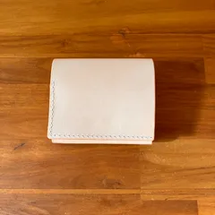 【訳ありですが！】二つ折り財布 牛革 コンパクト財布 シンプル ハンドメイド メンズ 訳あり 格安
