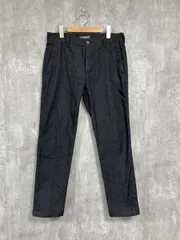 a day in the life アデイインザライフ ユナイテッドアローズ シャンブレー ツイル ノープリーツ スラックス パンツ sizeM/黒 ■■ レディース