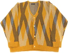 【中古】アウターウェア 天馬司 ワンダーライズ×ショウタイム jacquard knit(ジャガードニット) イエロー Lサイズ 「プロジェクトセカイ カラフルステージ! feat. 初音ミク×ZOZOTOWN vol.2」