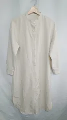 ◇ Discoat ディスコート 長袖 膝下丈 ワンピース サイズF ホワイト系 レディース E  【1407020009782】