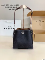 ✨超希少カラー 極美品✨ コーチ ウィロウ バケット グリーン 2way 極美品 希少カラー COACH 2way ワンショルダー ショルダーバッグ