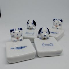 ワンちゃんネコちゃん箸置きセット
