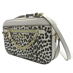 【新品】マイケルコース 35F4GTTC9H バッグ ショルダーバッグ MICHAEL KORS JET SET ITEM レザー ハラコ アニマル レオパード クロスボディ 斜め掛け アウトレット レディース