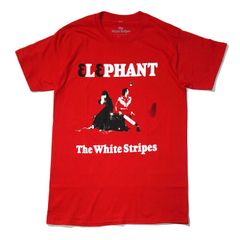 ザ・ホワイトストライプス 新品 正規品 Tシャツ Elephant レッド ロック ガレージパンク