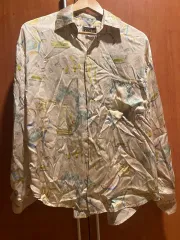 00s 新品未 USA製■Nick&Nora■マップ 地図 アメリカ大陸 シャツ アメリカドラマTシャツ🇺🇸📺 訂正！左上のSIXfeetUnderは