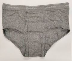 【Lサイズ】Calvin Klein(カルバンクライン)   コットン100％ ブリーフ グレイ 1枚 メンズブリーフパンツ 男性下着 NB3999