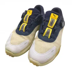 プーマ ゴルフシューズ 白×ネイビー 310219 ニトロディスク スパイクレス メンズ 27.5 ゴルフウェア PUMA