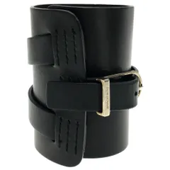Dior HOMME (ディオールオム) 11AW レザーブレスレット ブラックのサムネイル