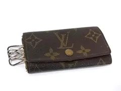 LOUIS VUITTON ルイヴィトン MI0973 モノグラム ミュルティクレ4 4連 キーケース 鍵入れ メンズ レディース ブラウン系 DK6088