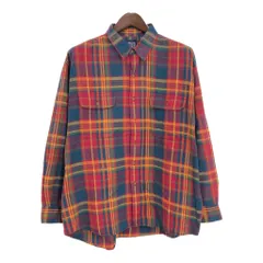 90年代 GAP ギャップ 長袖チェックシャツ オールドギャップ マルチカラー(メンズ XL)中古 古着 T7793