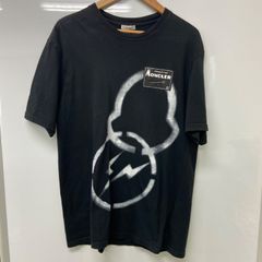 美品〕モンクレール フラグメント 藤原ヒロシ 黒 ロゴTシャツ M 5S183 