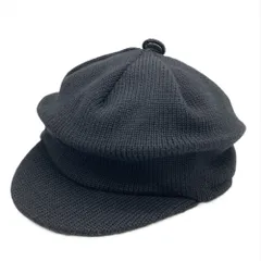 ドルチェアンドガッバーナ DOLCE&GABBANA キャスケット ニットキャップ ウール ブラック ドルガバ D＆G ユニセックス【中古】