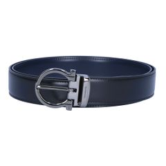 페라가모 FERRAGAMO 남성 벨트 리버시블 DOUBLE ADJUS 670302 0767704 NERO BLUEMARINE