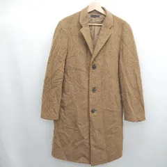 ◇ ⊇ UNIQLO ユニクロ 無地 長袖 ウールロングコート サイズM ブラウン系 レディース E  【1506300026829】