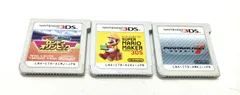 【高松25-0054】【中古/パケ】3DSソフト 『マリオ&ソニック ロンドンオリンピック』『スーパーマリオメーカー』 『マリオカート7』 ソフトのみ3本セット