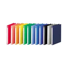 リヒトラブ リングファイル(ディンプル)A4タテ 2穴 150枚収容 背幅27mm 緑 F-867-6 1セット(10冊)