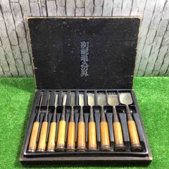 【中古品】菊弘丸 別誂追入鑿10本組 【川口店】のサムネイル