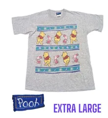 USAアメリカ製古着　ディズニーDISNEYプリントTシャツくまのプーさん   swh0015