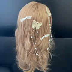 hb6 髪飾り 卒業式 成人式 結婚式 入学式 発表会 蝶 ちょうちょ　リボン