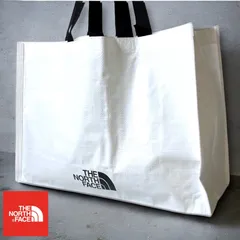 ◆【L】新品 ノースフェイス ショッピングバッグ トートバッグ THE NORTH FACE ショッパー バッグ Lサイズ 白 エコバッグ