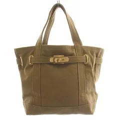 希少 美品 シータパランティカ トートバッグ M ブラウン ターンロック A4可 美品✨sita parantica トートバッグ ターンロック レザー