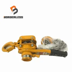 ☆比較的綺麗です☆KITO キトー レバーブロック L5型 LB016 荷重1.6t/1.6トン 揚程1.5m レバーホイスト ガッチャ 荷揚げ機 荷締め 96908のサムネイル