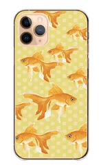 iPhone14 ケース カバー アイフォン14 スマホケース ハードケース 金魚 きんぎょ 魚 熱帯魚 夏 夏祭り 水玉 ドット おしゃれ 可愛い かわいい 綺麗 キレイ カラー02
