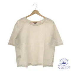 ☆美品☆ Eddie Bauer エディーバウアー Tシャツ トップス 半袖 クルーネック カジュアル シンプル 無地 おしゃれ レディース ホワイト 901-6570 送料無料 古着