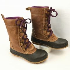 TRETORN　トレトン　サイズ39　23.0-24.0程度　高級スノーブーツ　ライナー付き　ブラウン　茶　管No.M37<sale>