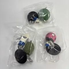 フルーツゾンビ ミックス　メロン ドリアン モモ 3種セット ガチャポン トイ