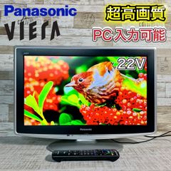 【すぐ見れる‼️】Panasonic VIERA 液晶テレビ 22型✨ PC入力